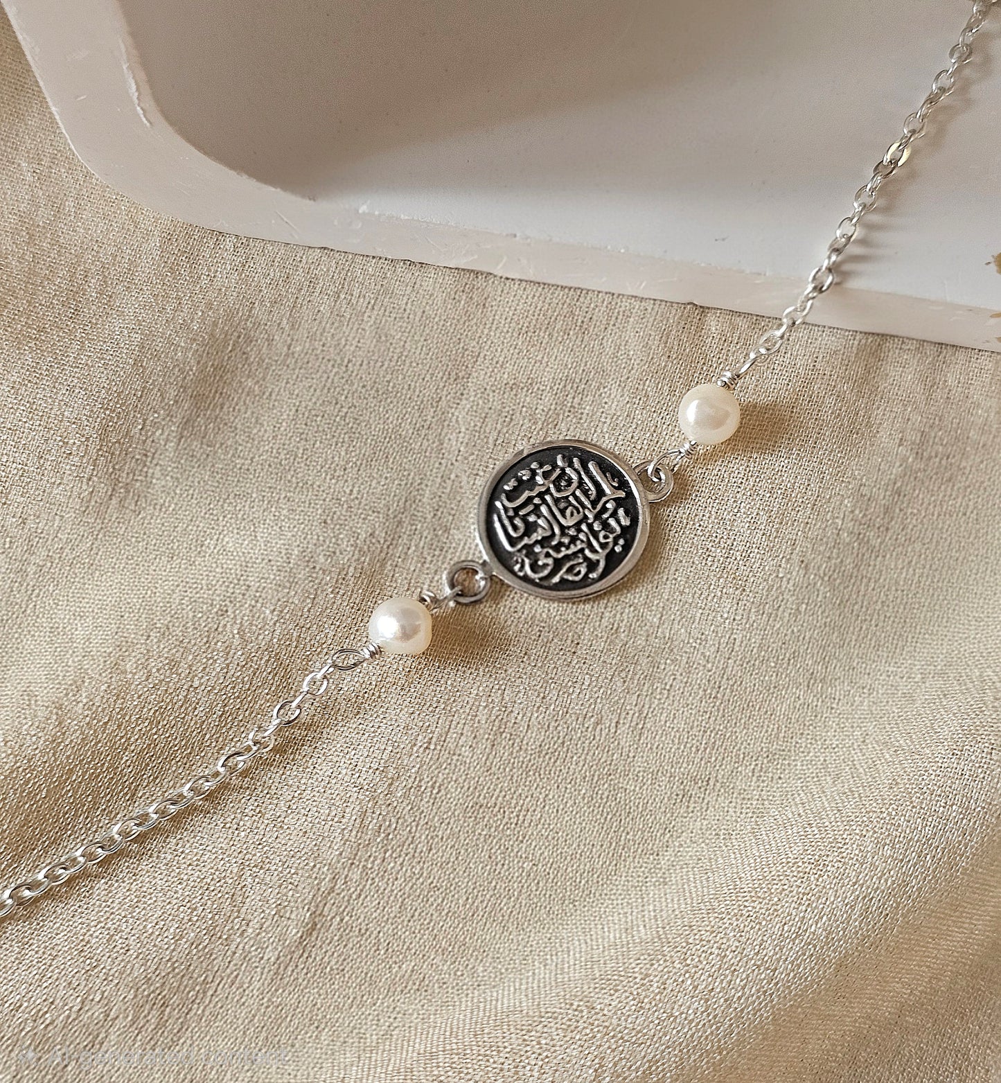 Pearl Bracelet "إن غبت"