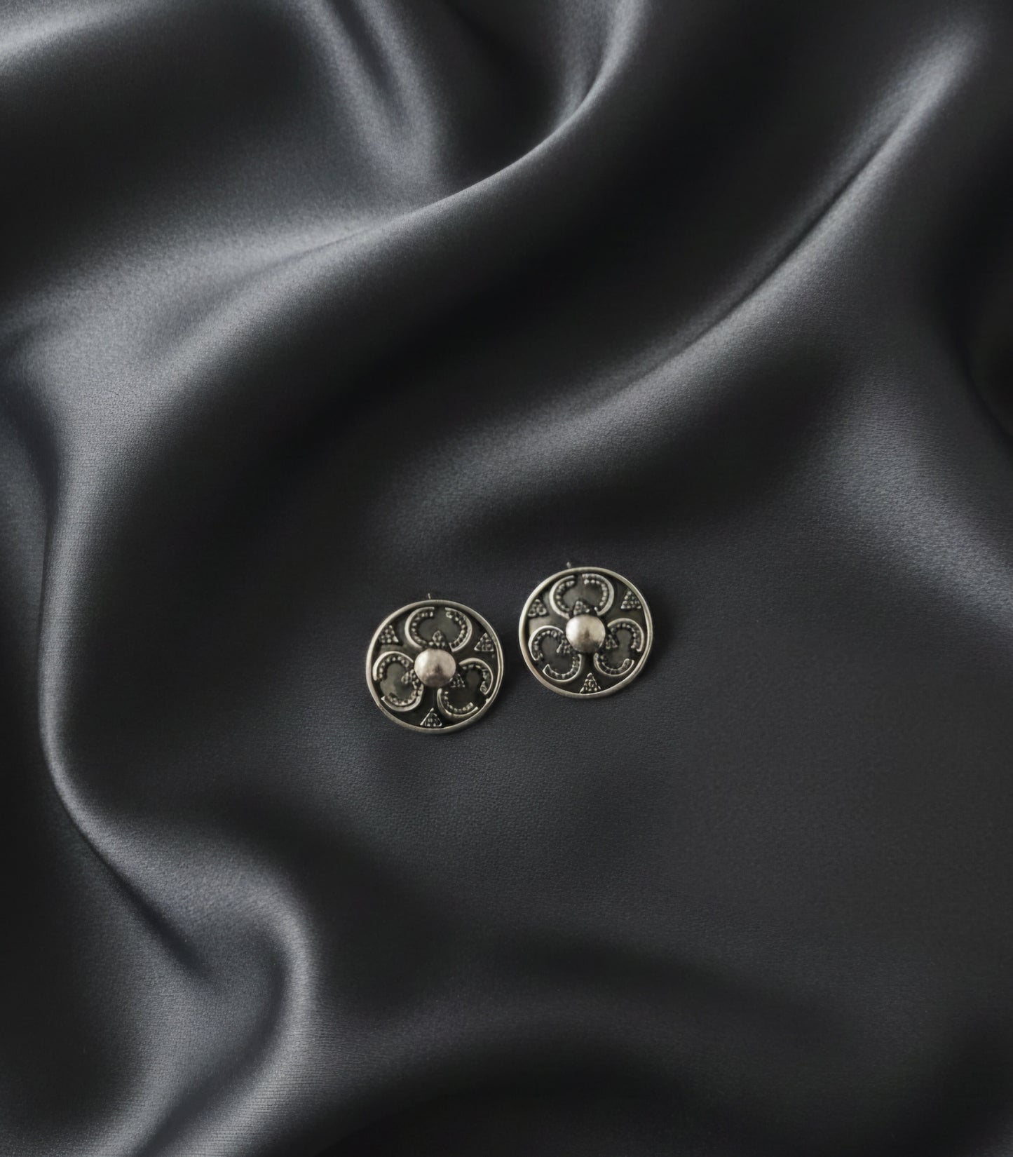 Vintage Arabesque Stud Earrings