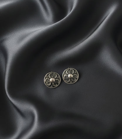 Vintage Arabesque Stud Earrings