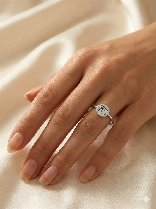 Eye of Horus Minimalist Ring