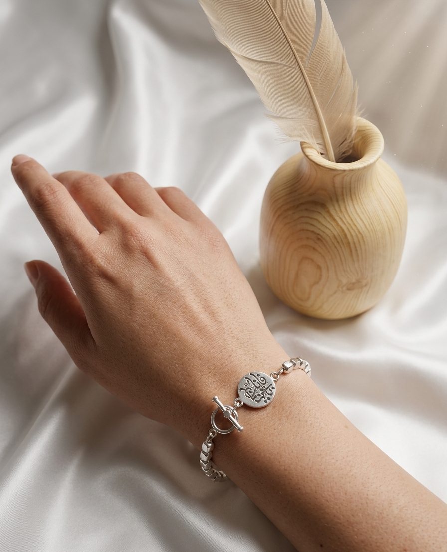 Silver Beads Bracelet