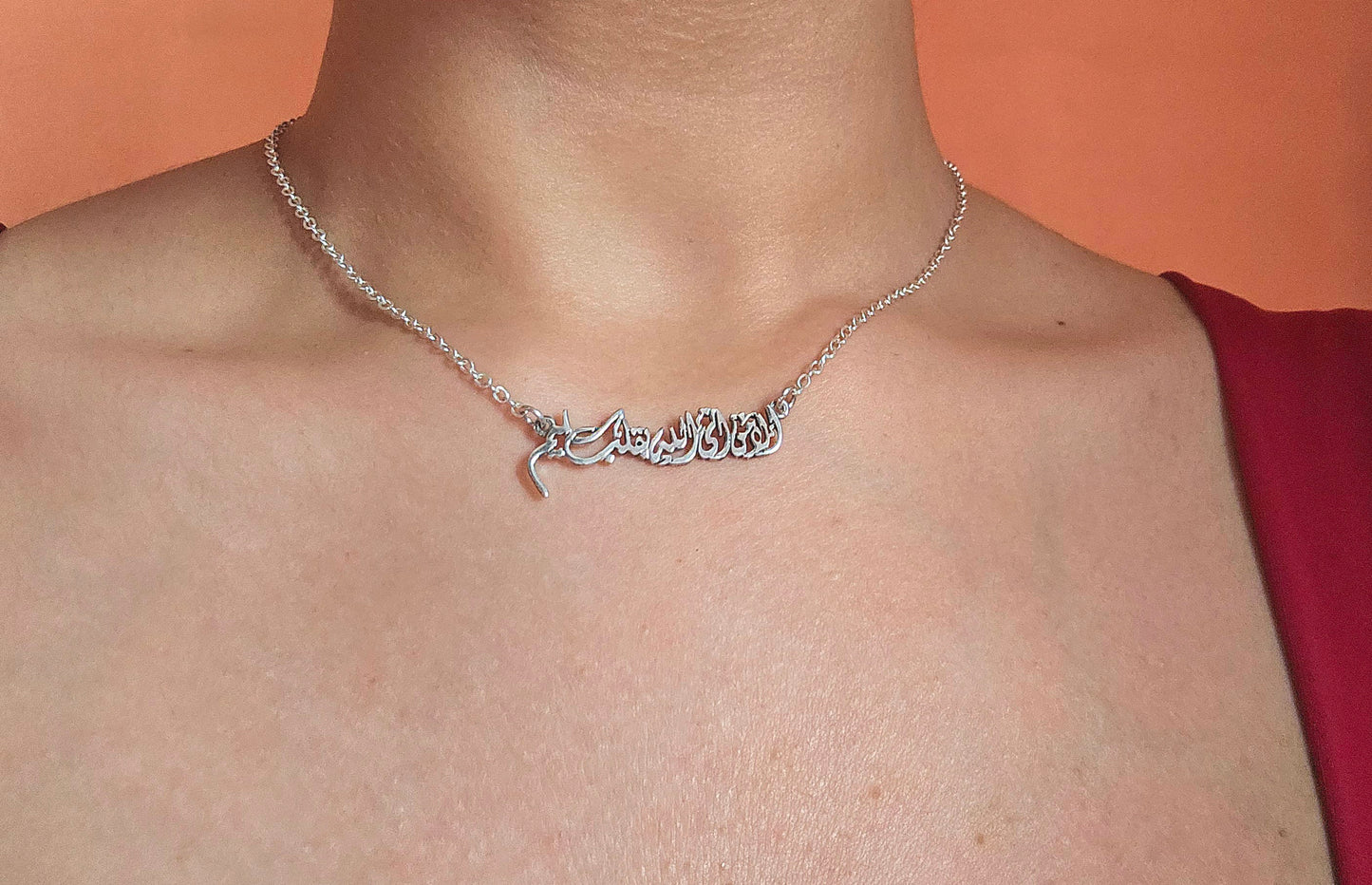 Custom Calligraphy Necklace