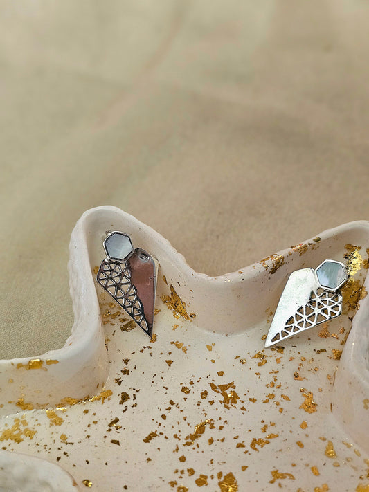 Geometric Drops Earrings